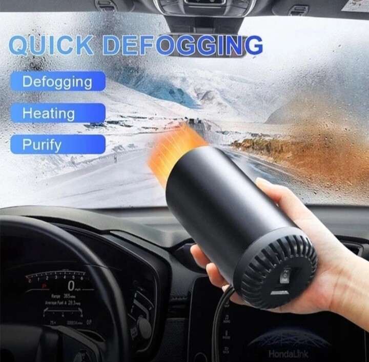 Fast heating car warm air blower