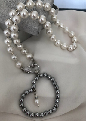 Collana cuore argento