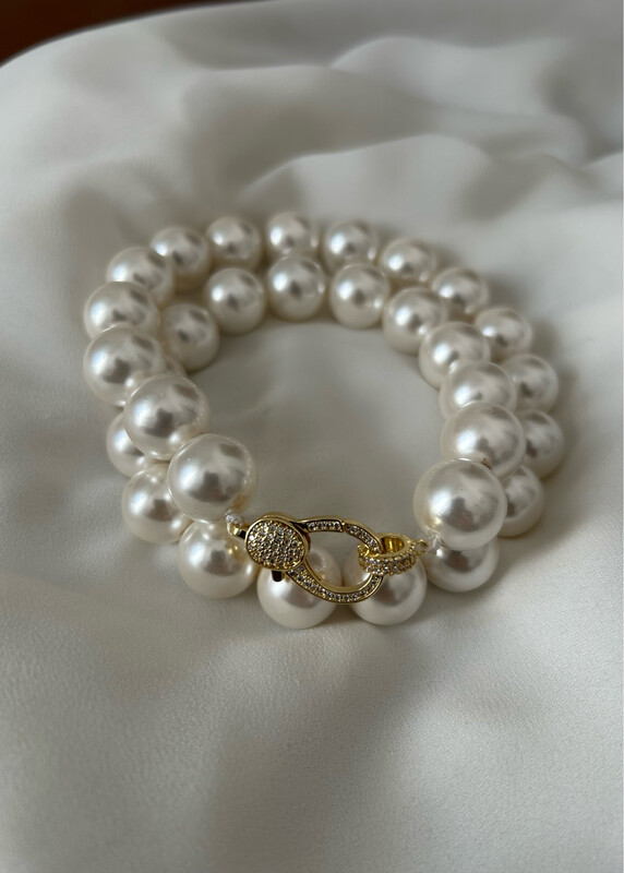 Collana perle maxi