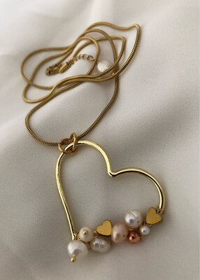 Collana cuore stilizzato