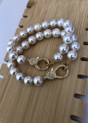 Bracciale moschettone gioiello