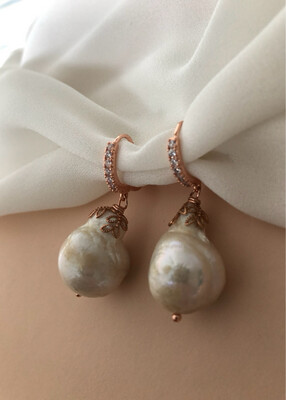 Orecchini perle barocche