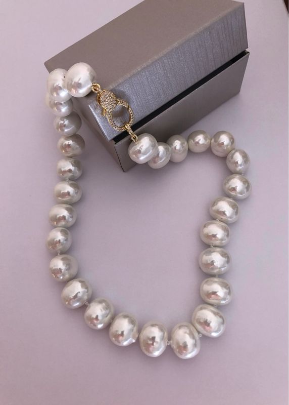 Collana ovaline maxi