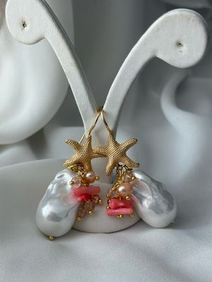 Orecchini barocche di mare