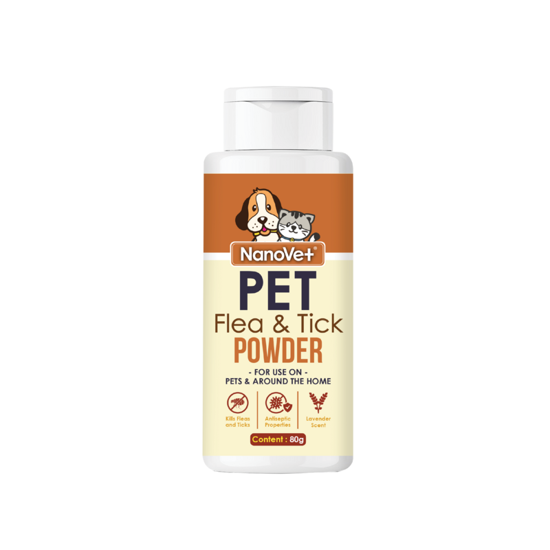 Flea and tick powder outlet