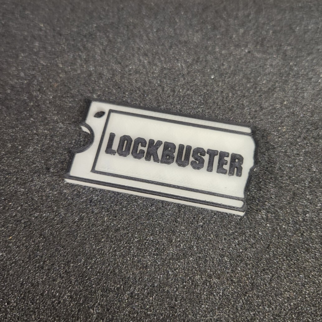LOCKBUSTER Keychain