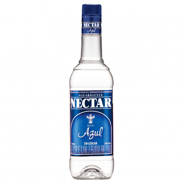 Aguardiente  nectar azul 750ml cj*12 botella