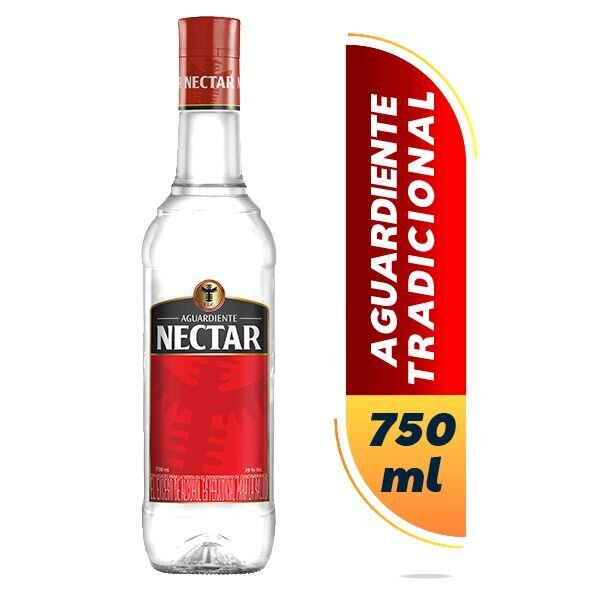 Aguardiente  nectar cte cj*12*750 botella