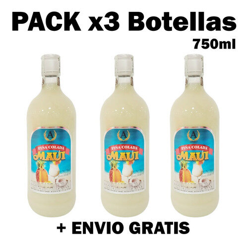 Crema piã‘a colada maui botella