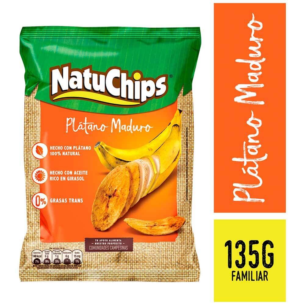 Natuchips platano maduro 135 gr