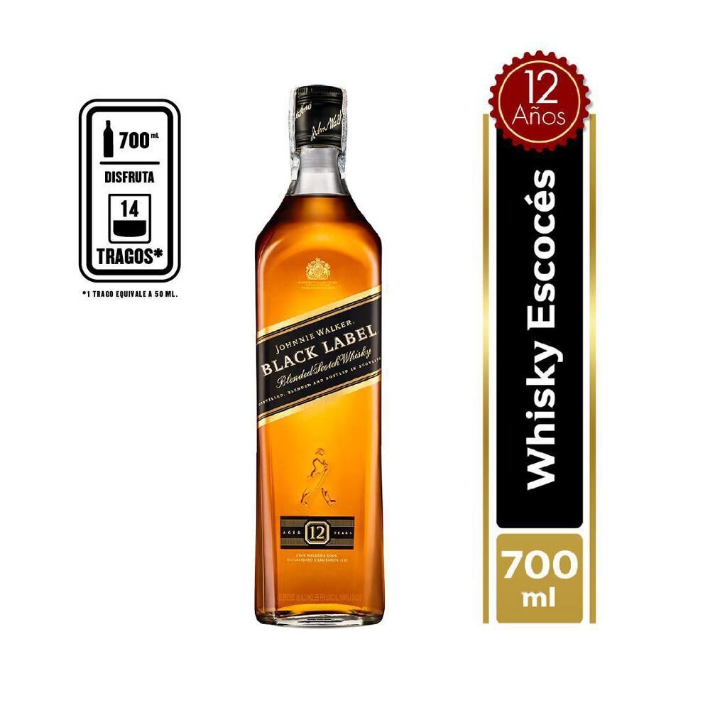 Sello negro cj*12*700 botella