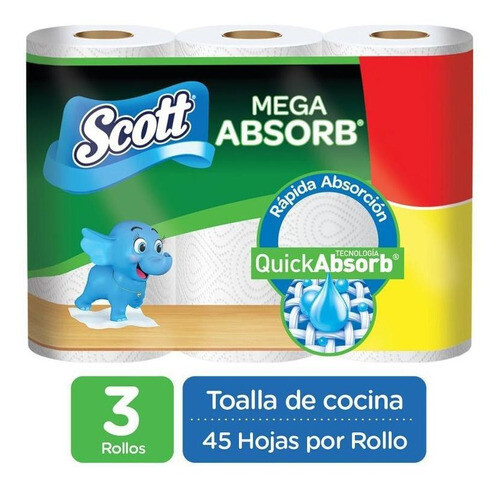 Papel scott mega