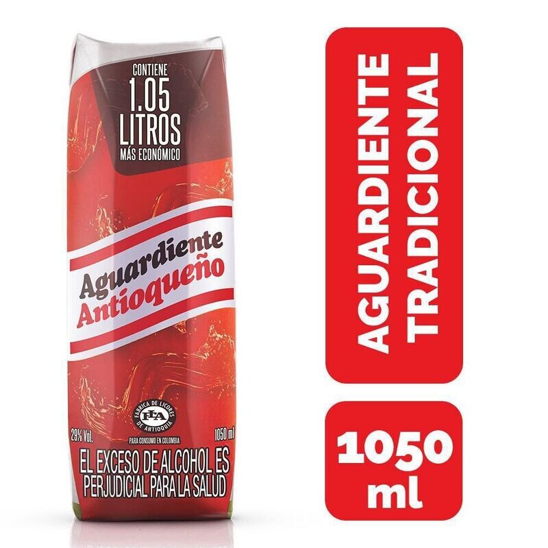 Aguardiente  antioqueño cte cj*12*1050 litro