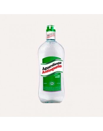 Aguardiente  antioqueño verde cj *212 litro vidrio
