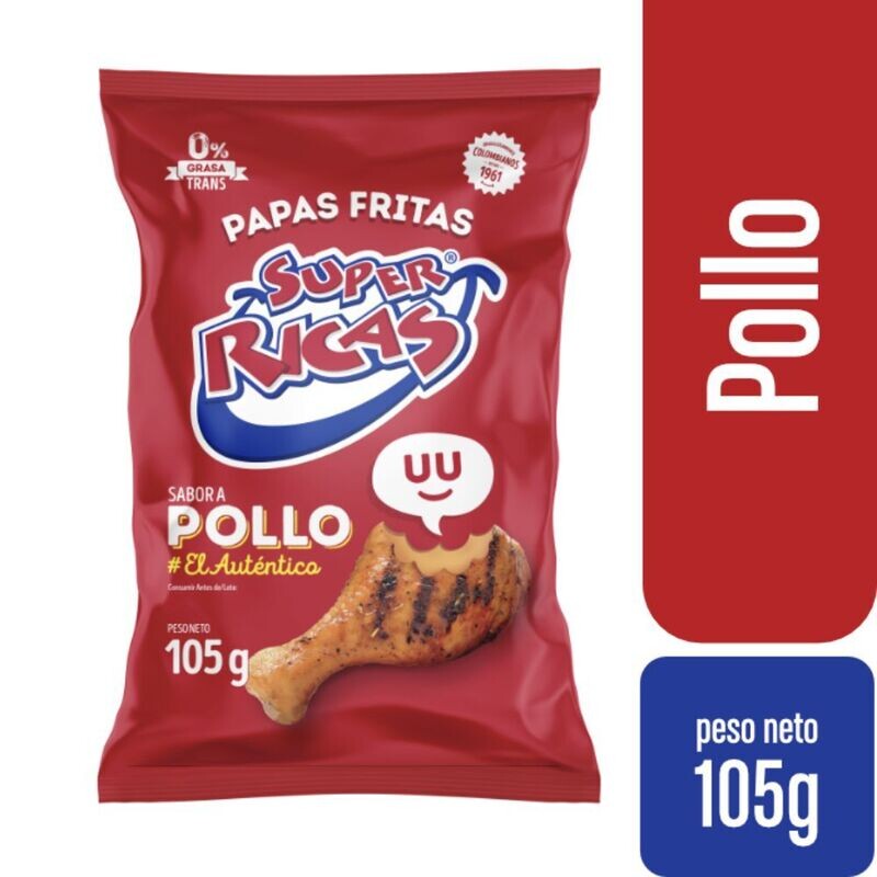 Papa pollo 105 super ricas