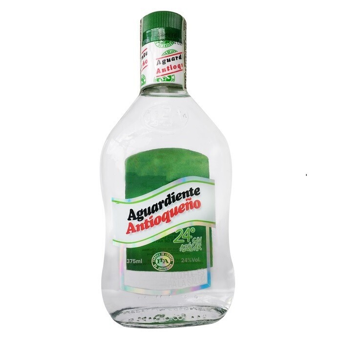 Aguardiente  antioqueño verde cj*30*375 media