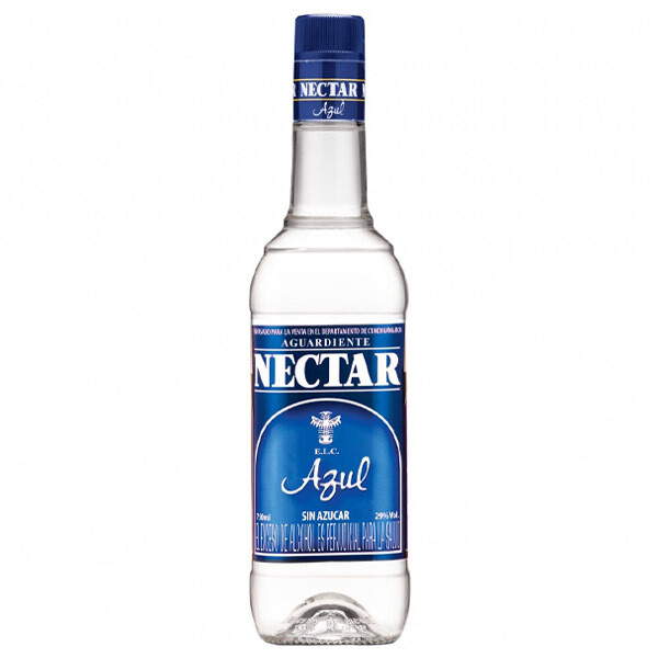Aguardiente  nectar azul 750ml cj*12 botella
