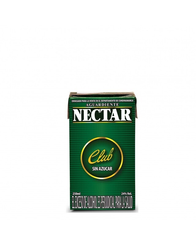 Aguardiente  nectar cte cj*24*250 cuarto