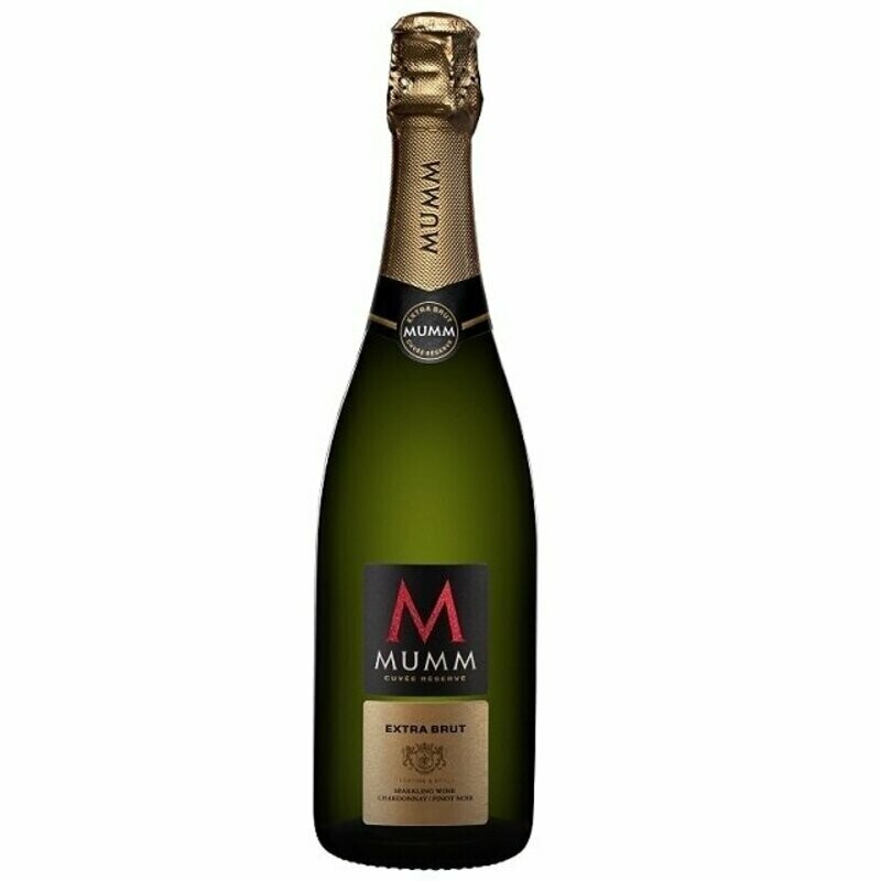 Vino mum espumoso botella
