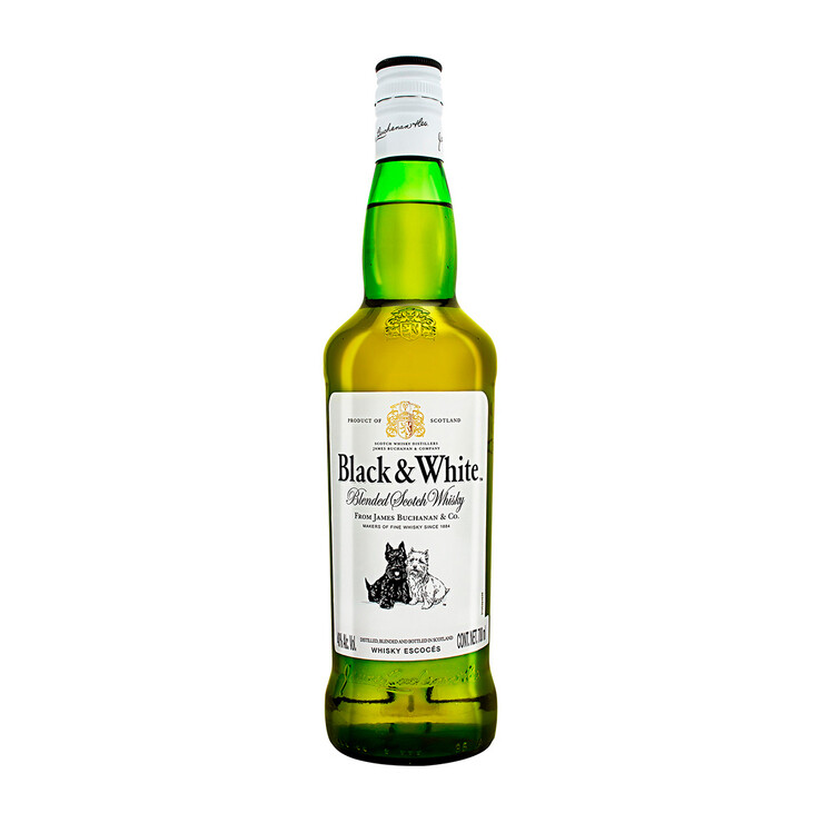 Black &amp; white cj*12*700 botella