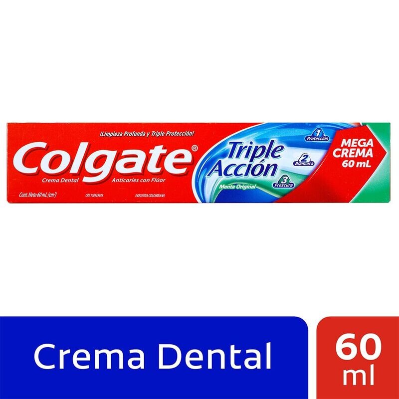 Crema dental colgate 3ple axion