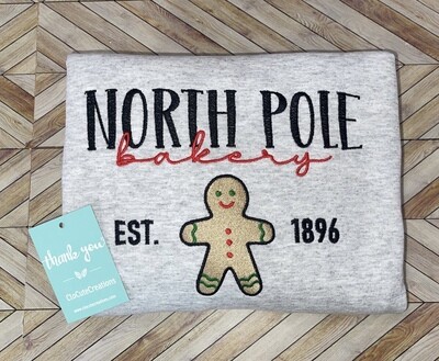 North Pole Bakery Embroidery
