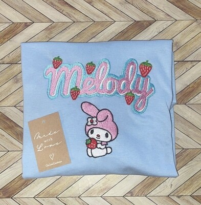 My Melody Strawberry Embroidery