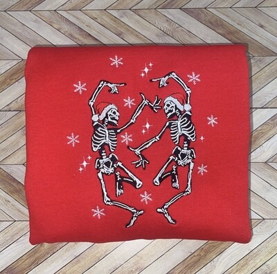 Santa Skeletons Embroidery