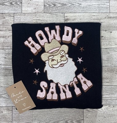 Howdy Santa Embroidery