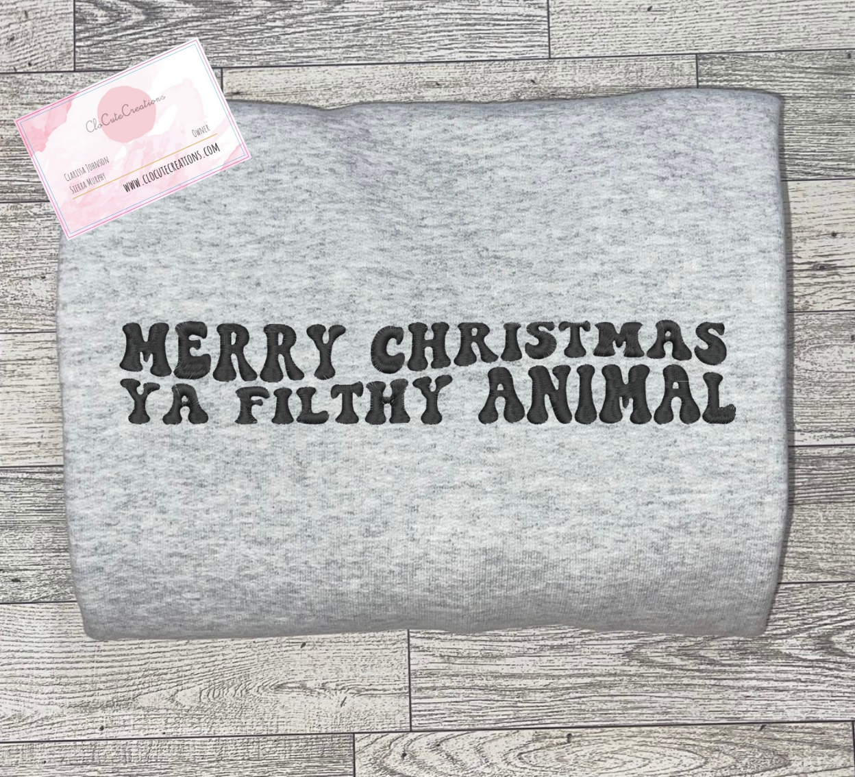 Ya Filthy Animal Embroidery