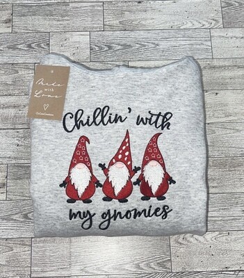 Chillin With My Gnomies Embroidery