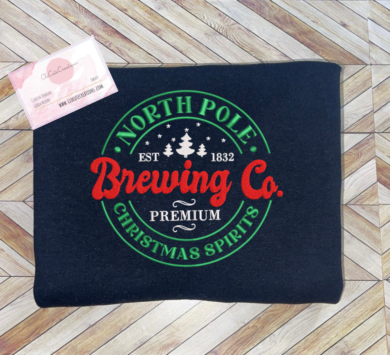 North Pole Brewing Co Embroidery