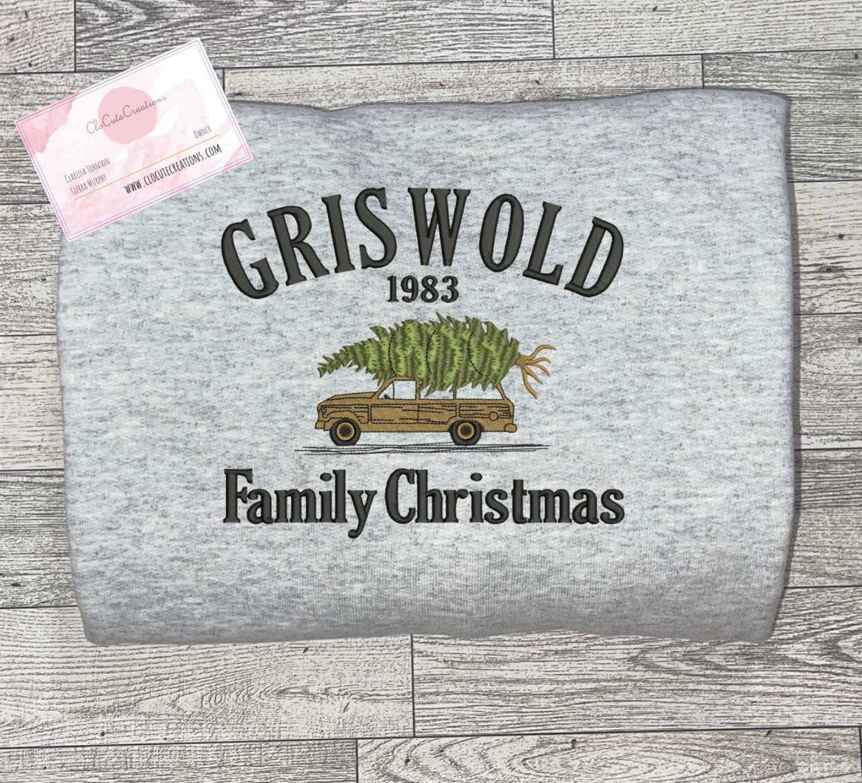 Griswold Family Christmas Embroidery
