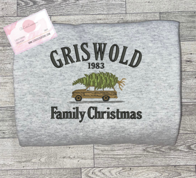 Griswold Family Christmas Embroidery