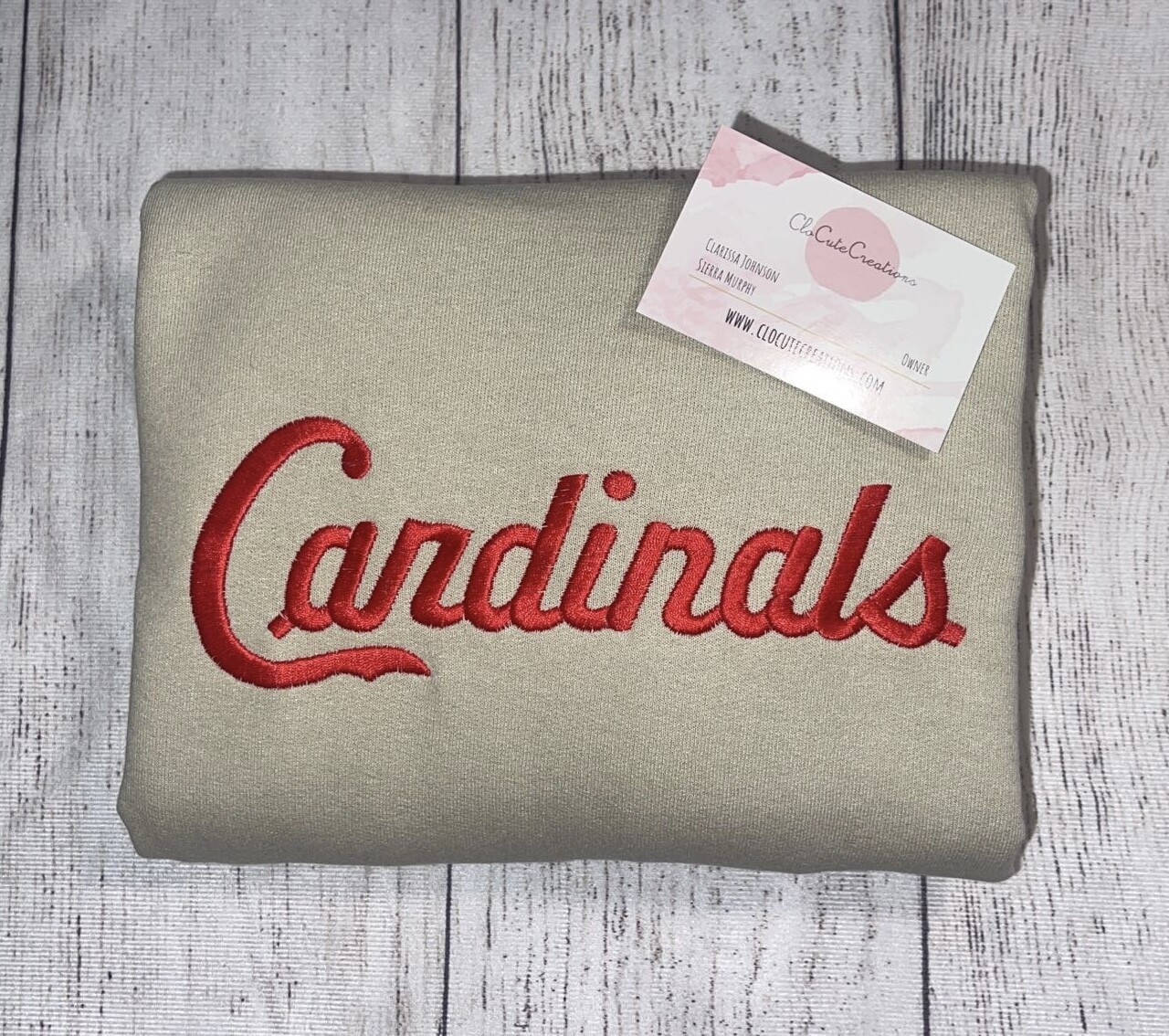 Cardinals Embroidery