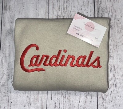 Cardinals Embroidery