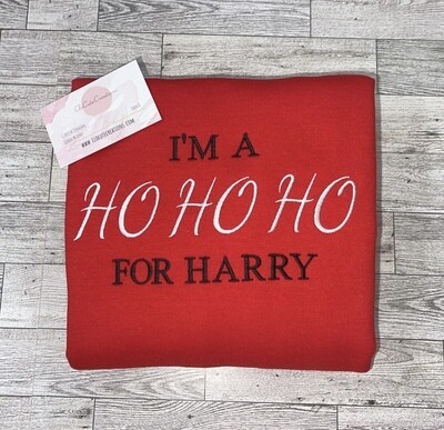 Ho Ho Ho for Harry Embroidery