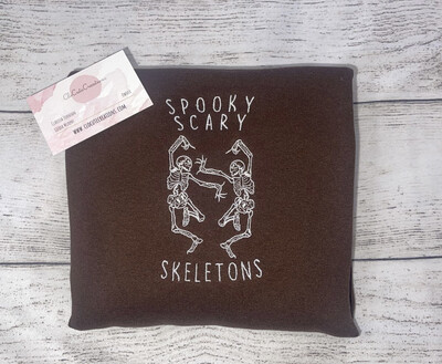 Spooky Scary Skeletons Embroidery