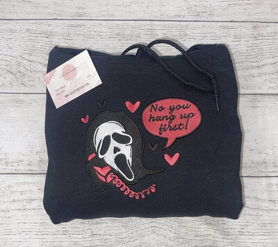 No You Hang Up First Embroidery