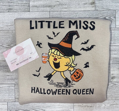 Little Miss Halloween Embroidery