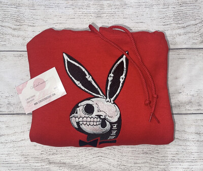 Skeleton Bunny Embroidery