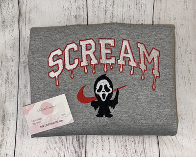 Scream Embroidery