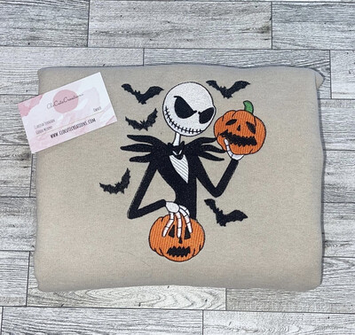Jack Pumpkins Embroidery