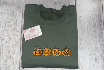 4 Pumpkins Embroidery