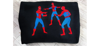 3 Spiderman Embroidery