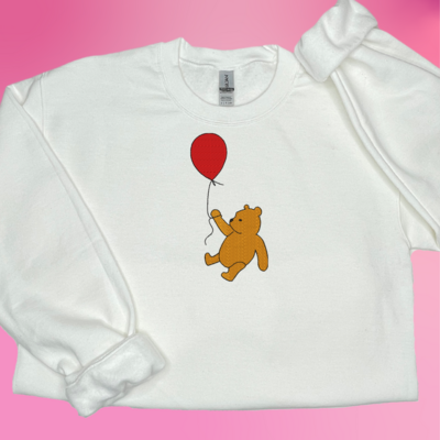 Classic Winnie POOH Balloon Embroidery