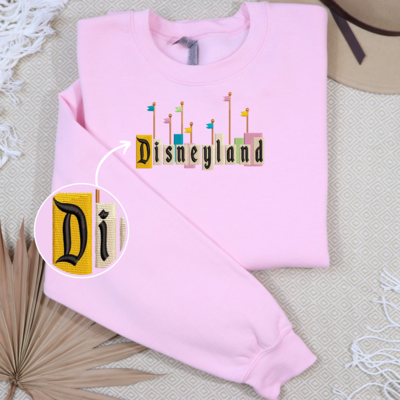 Disneyland Park Flags Embroidery
