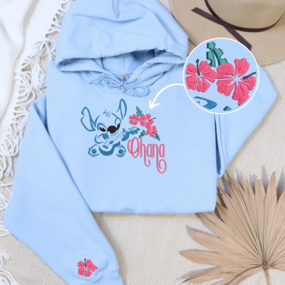 Lilo and Stitch Ohana Embroidery