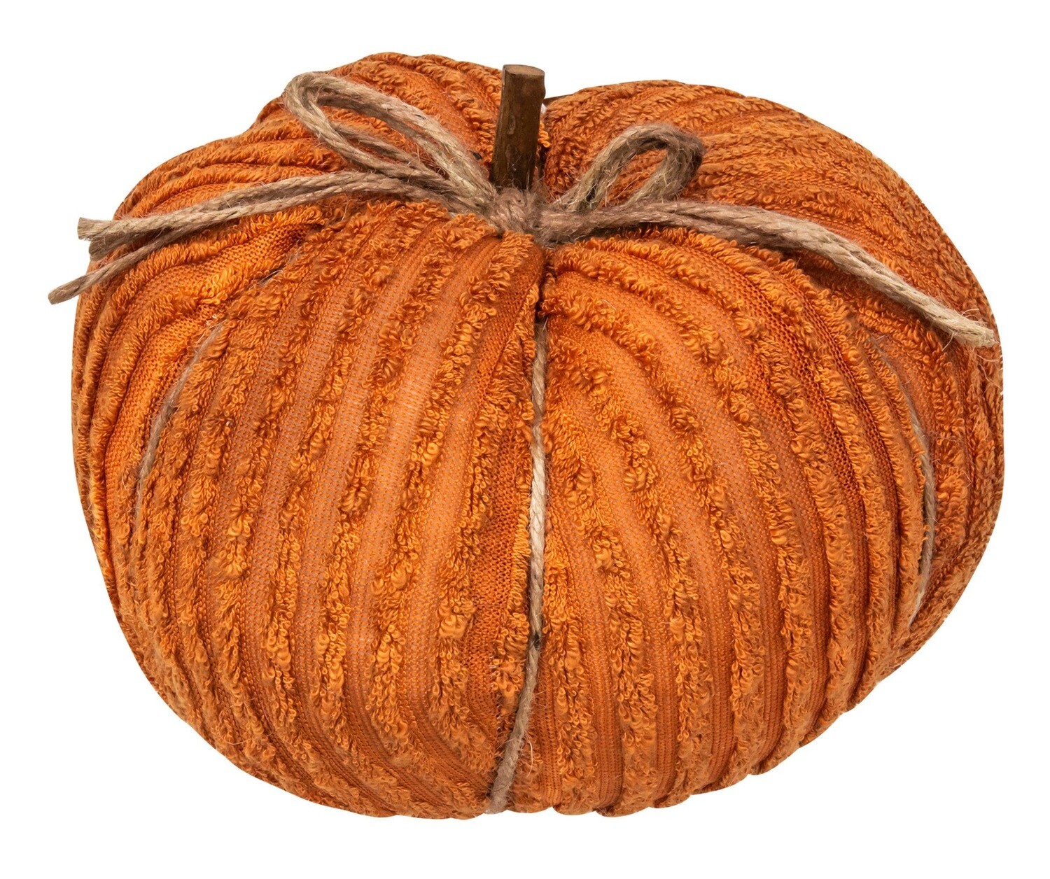 Orange Chenille Pumpkin, 10"