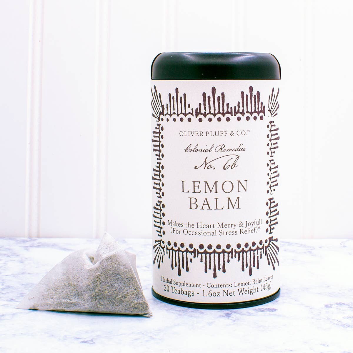 Colonial Remedies No. 6b - Lemon Balm Tea Bags